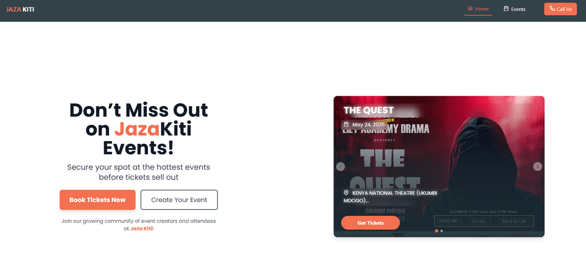 Jaza Kiti Events Management Kenya